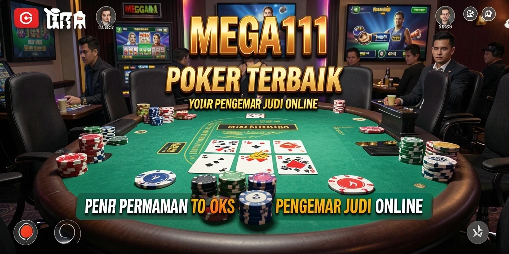 Gameplay Poker yang menegangkan di MEGA111.